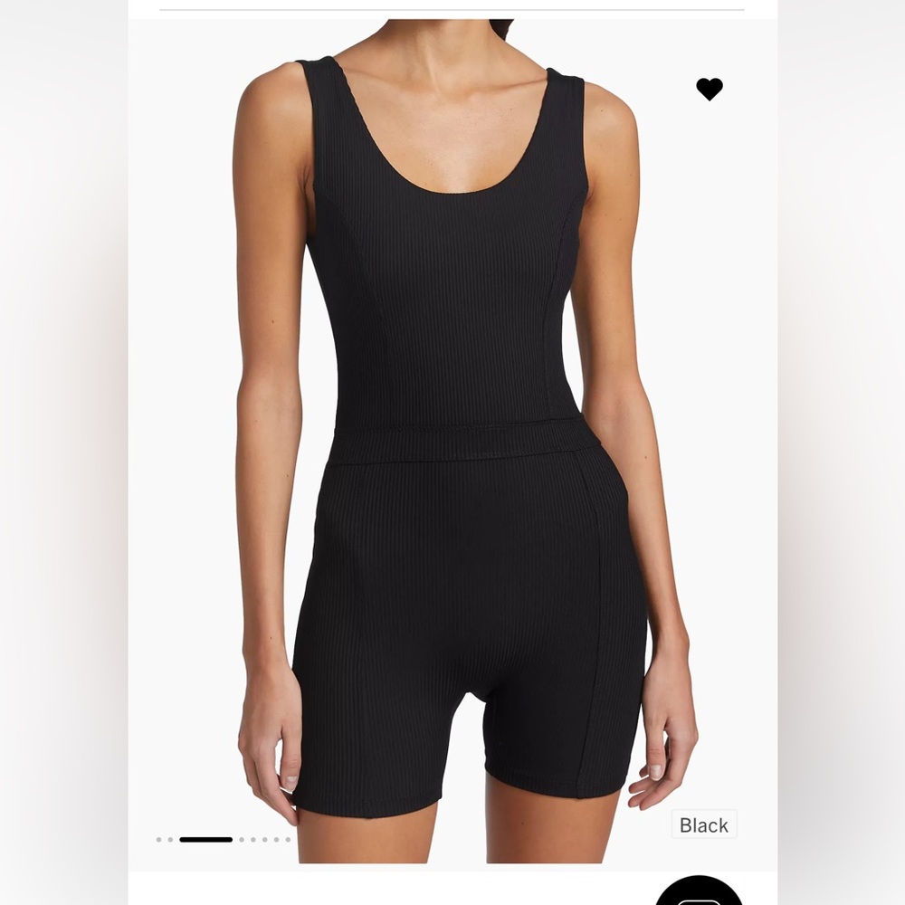 Year of Ours Johanna Bike Romper black size small